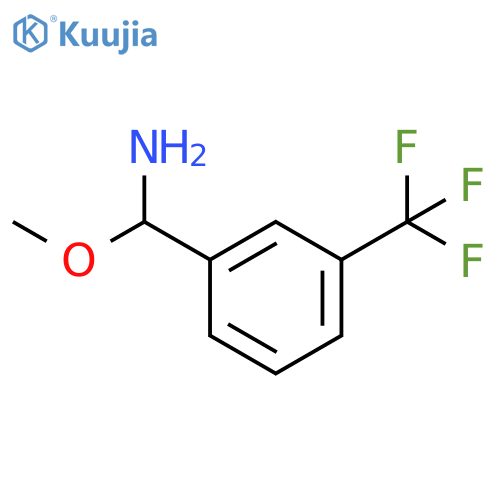 alpha-Methoxy-3-(trifluoromethyl)benzylamine structure