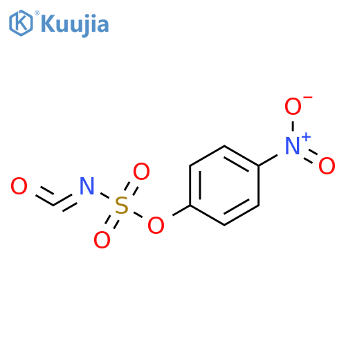 Isocyanatosulfuric acid, 4-nitrophenyl ester structure