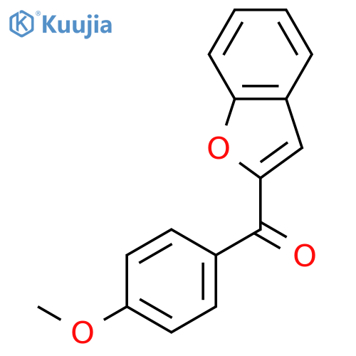 Methanone, benzofuranyl(4-methoxyphenyl)- structure