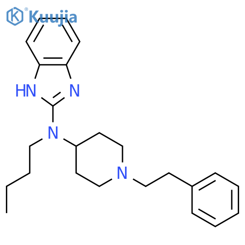 1H-Benzimidazol-2-amine, N-butyl-N-[1-(2-phenylethyl)-4-piperidinyl]- structure