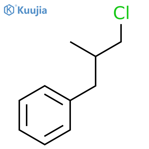 BENZENE, (3-CHLORO-2-METHYLPROPYL)- structure