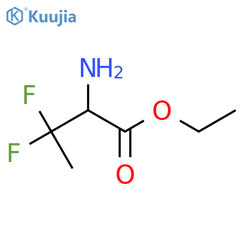Ethyl 2-amino-3,3-difluorobutanoate structure