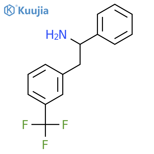 1-phenyl-2-[3-(trifluoromethyl)phenyl]ethanamine structure