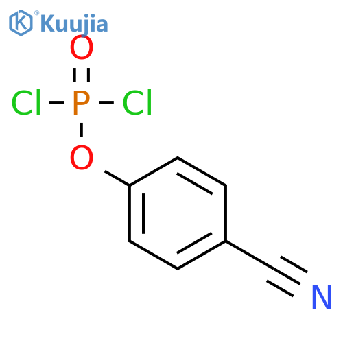 PHOSPHORODICHLORIDIC ACID, 4-CYANOPHENYL ESTER structure