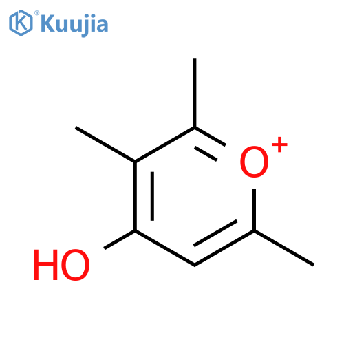 Pyrylium, 4-hydroxy-2,3,6-trimethyl- structure