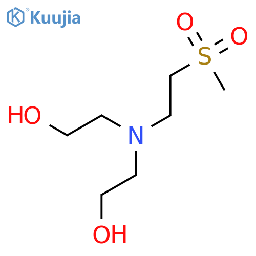 ETHANOL, 2,2'-[[2-(METHYLSULFONYL)ETHYL]IMINO]BIS- structure