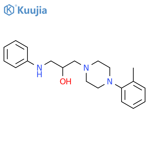 1-Piperazineethanol,4-(methylphenyl)-a-[(phenylamino)methyl]-(9CI) structure