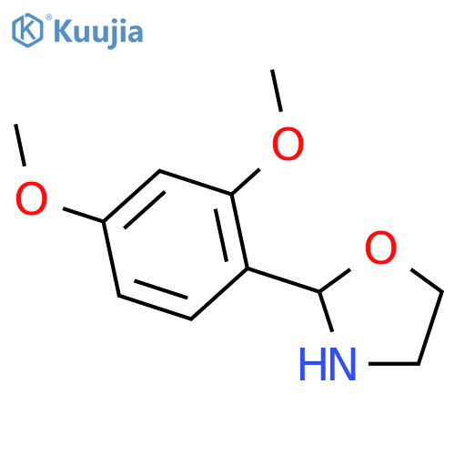 2-(2,4-dimethoxyphenyl)-1,3-oxazolidine structure