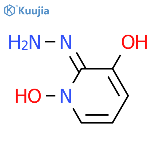 3-Pyridinol,2-hydrazinyl-, 1-oxide structure