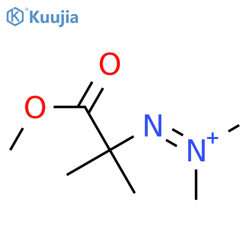 Diazenium,2-(2-methoxy-1,1-dimethyl-2-oxoethyl)-1,1-dimethyl- (9CI) structure