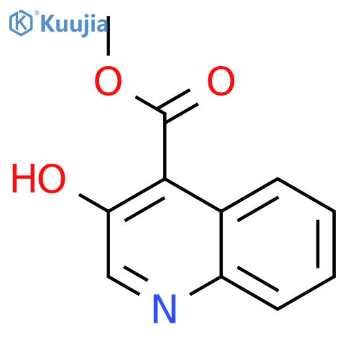 methyl 3-hydroxyquinoline-4-carboxylate structure