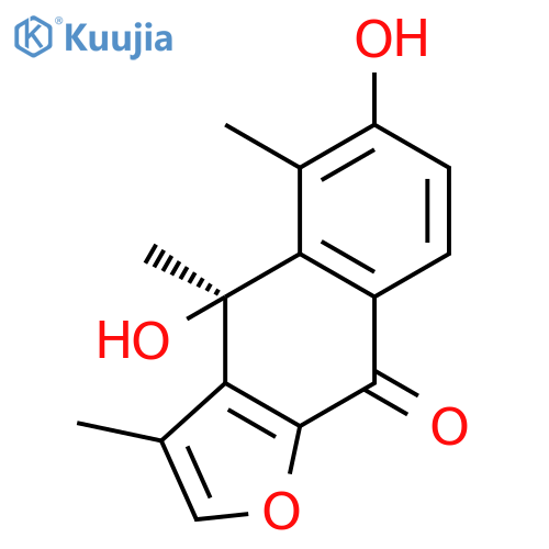 NAPHTHO[2,3-B]FURAN-9(4H)-ONE, 4,6-DIHYDROXY-3,4,5-TRIMETHYL-, (4S)- structure