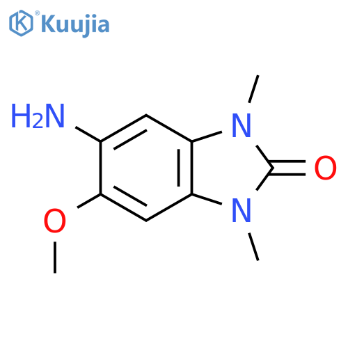 5-Amino-6-methoxy-1,3-dimethyl-1H-benzo[d]imidazol-2(3H)-one structure