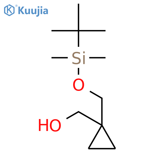 [1-({[dimethyl(2-methyl-2-propanyl)silyl]oxy}methyl)cyclopropyl]m Ethanol structure
