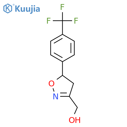 3-ISOXAZOLEMETHANOL, 4,5-DIHYDRO-5-[4-(TRIFLUOROMETHYL)PHENYL]- structure