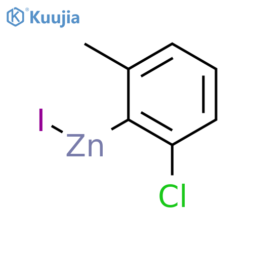(2-chloro-6-methyl-phenyl)-iodo-zinc structure