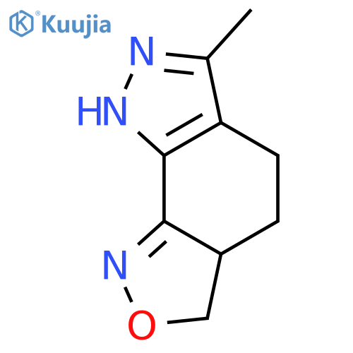 3a,4,5,8-tetrahydro-6-methyl-3H-Pyrazolo[4,3-g]-2,1-benzisoxazole structure