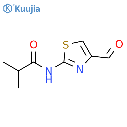 Propanamide, N-(4-formyl-2-thiazolyl)-2-methyl- structure