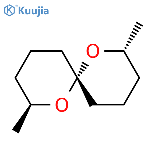 1,7-Dioxaspiro[5.5]undecane, 2,8-dimethyl-, (2R,6R,8S)-rel- structure