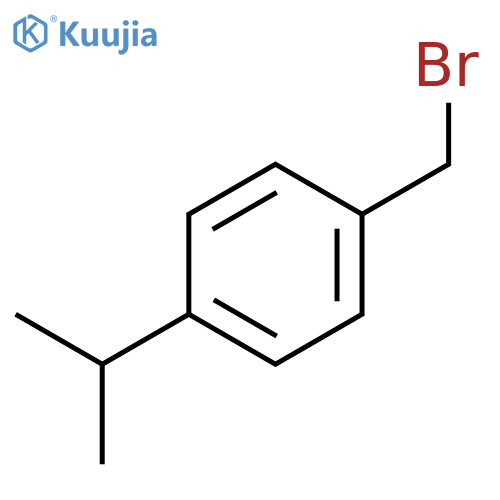 1-(bromomethyl)-4-(propan-2-yl)benzene structure