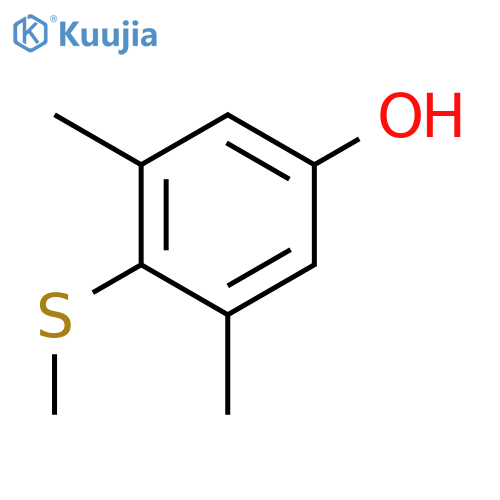 3,5-Dimethyl-4-(methylthio)phenol structure