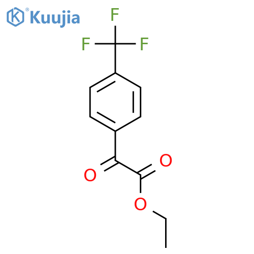 Ethyl 2-oxo-2-4-(trifluoromethyl)phenylacetate structure