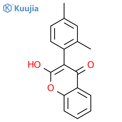 3-(2,4-dimethylphenyl)-2-hydroxy-4H-chromen-4-one structure