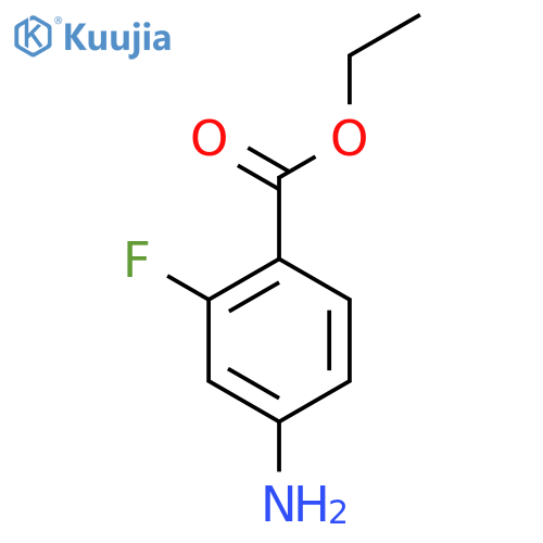 Ethyl 4-amino-2-fluorobenzoate structure