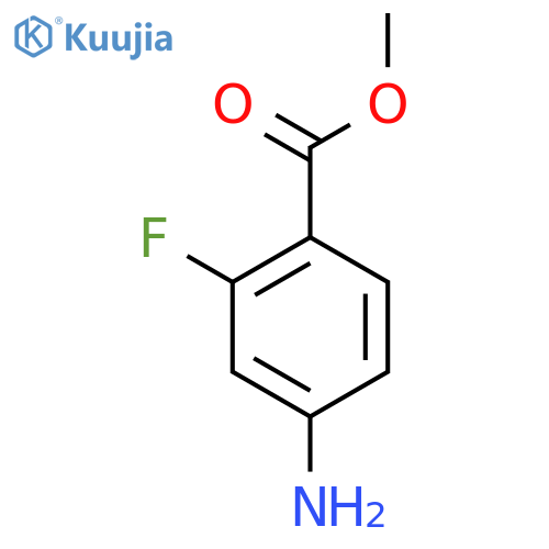 Methyl 4-Amino-2-fluorobenzoate structure