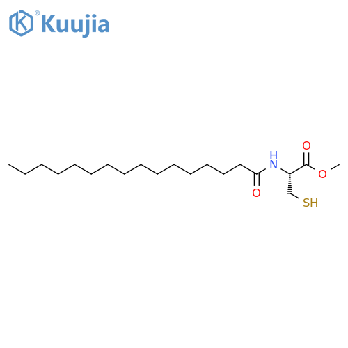 N-Palmitoylcysteine alpha-methyl ester structure