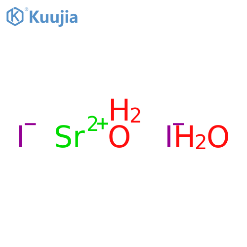 Strontium iodide, dihydrate structure