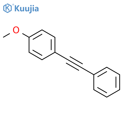 1-Methoxy-4-phenylethynyl-benzene structure