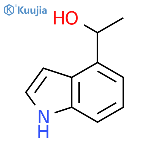 1H-Indole-4-methanol, a-methyl- structure