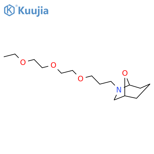 6-{3-[2-(2-ethoxyethoxy)ethoxy]propyl}-8-oxa-6-azabicyclo[3.2.1]octane structure