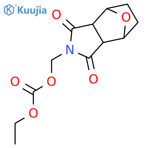 (1,3-dioxooctahydro-2H-4,7-epoxyisoindol-2-yl)methyl ethyl carbonate structure