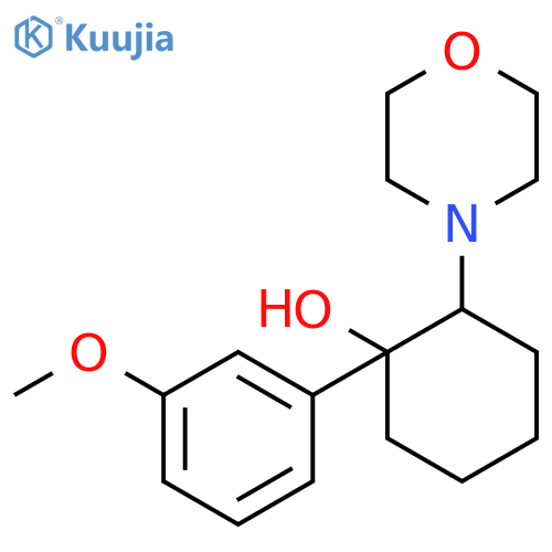 1-(3-methoxyphenyl)-2-morpholin-4-ylcyclohexanol structure