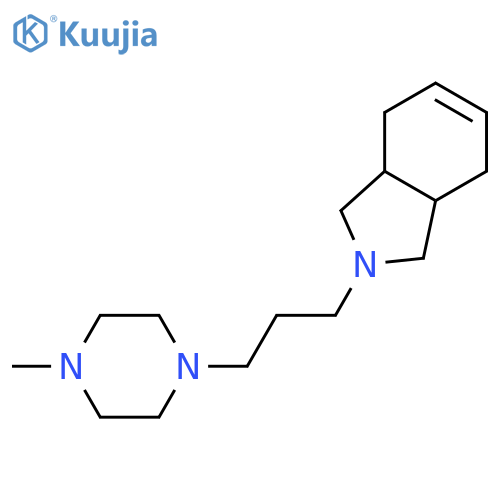 2-[3-(4-methylpiperazin-1-yl)propyl]-1,3,3a,4,7,7a-hexahydroisoindole structure