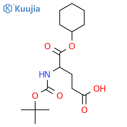 Boc-L-Glu(OcHx)-OH structure