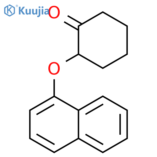 2-naphthalen-1-yloxycyclohexan-1-one structure