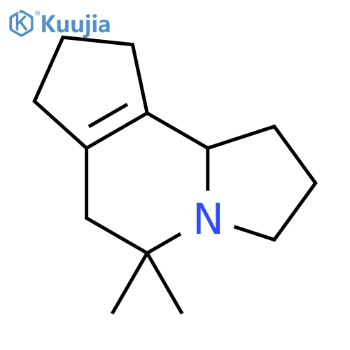 1H-Cyclopent[g]indolizine,2,3,5,6,7,8,9,9b-octahydro-5,5-dimethyl- structure