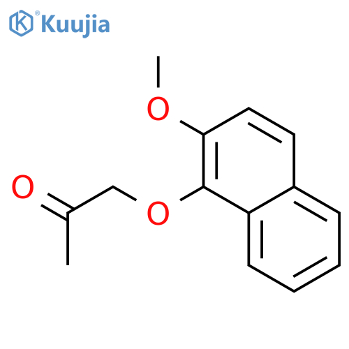 1-[(2-methoxynaphthalen-1-yl)oxy]propan-2-one structure