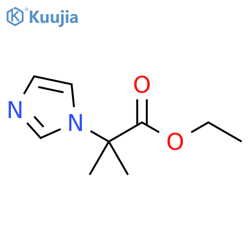 α,α-dimethyl-1H-Imidazole-1-acetic acid ethyl ester structure