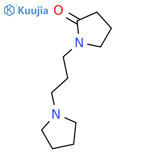 1-[3-(pyrrolidin-1-yl)propyl]pyrrolidin-2-one structure