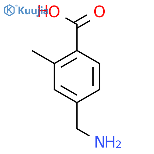 4-(aminomethyl)-2-methylbenzoic acid structure