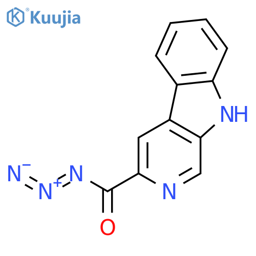 9H-pyrido[3,4-b]indole-3-carboxylic acid azide structure