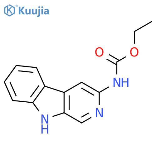 3-N-carbethoxyamino-9H-pyrido[3,4-b]indole structure