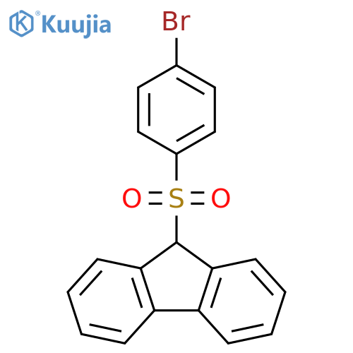 9H-Fluorene, 9-[(4-bromophenyl)sulfonyl]- structure