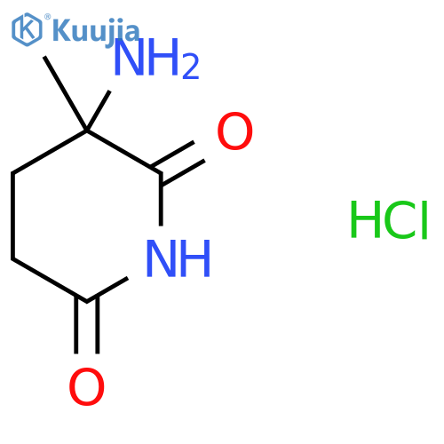 3-Amino-3-Methylpiperidine-2,6-Dione Hydrochloride structure