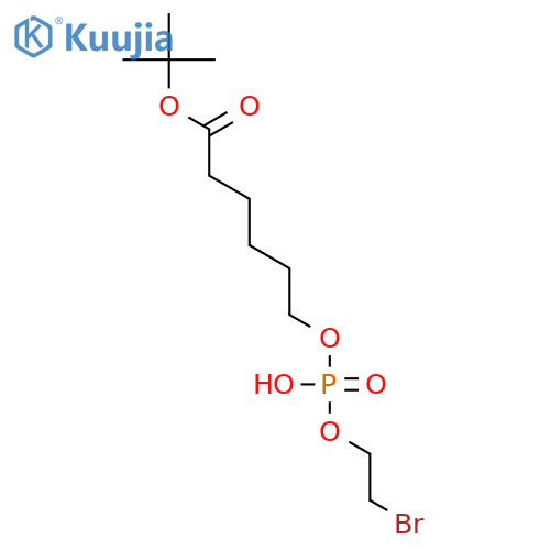 tert-Butyl 6-O-(2-Bromoethyl)phosphoryl)hydroxyhexanoate structure