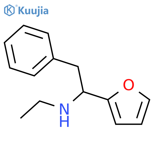 N-(α-Benzylfurfuryl)ethylamine structure